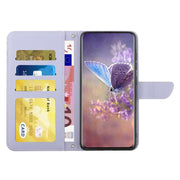 For Tecno Spark 40C Skin Feel Butterfly Embossed Flip Leather Phone Case(Purple)