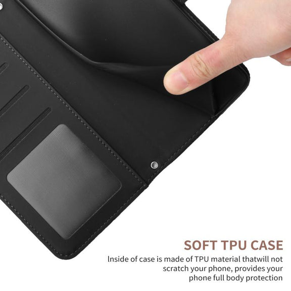 For Tecno Spark 40C Skin Feel Butterfly Embossed Flip Leather Phone Case(Black)