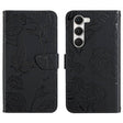 For Tecno Spark 40 Pro 4G Skin Feel Butterfly Embossed Flip Leather Phone Case(Black) - free shipping - PMC TechLife - Order now!