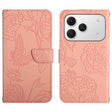 For Tecno Spark 40 4G Skin Feel Butterfly Embossed Flip Leather Phone Case(Pink) - free shipping - PMC TechLife - Order now!