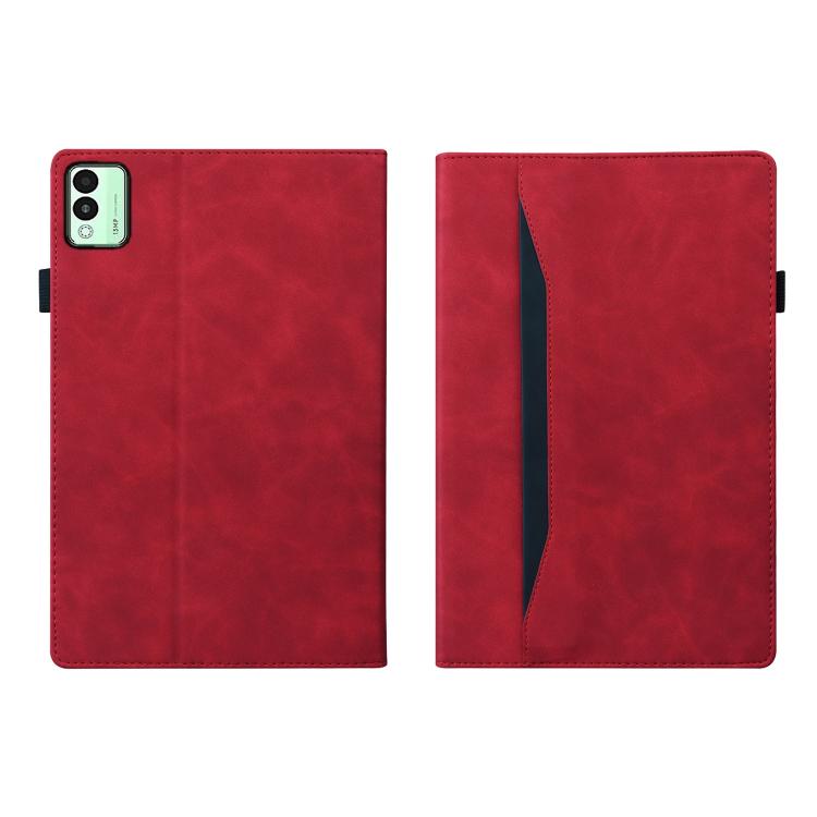 For Tecno Megapad 11 2024 Splicing Shockproof Leather Tablet Case(Red) - Others by PMC TechLife | Online Shopping South Africa | PMC TechLife | Buy Now Pay Later Mobicred