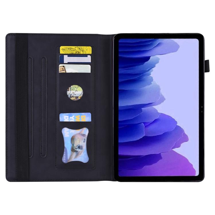For Tecno Megapad 11 2024 Splicing Shockproof Leather Tablet Case(Black) - Others by PMC TechLife | Online Shopping South Africa | PMC TechLife | Buy Now Pay Later Mobicred