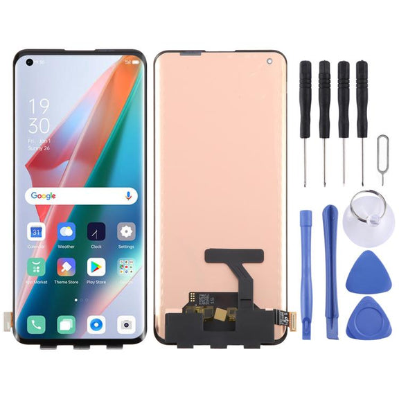 For OPPO Find X3 OLED LCD Screen with Digitizer Full Assembly with Fingerprint Identification