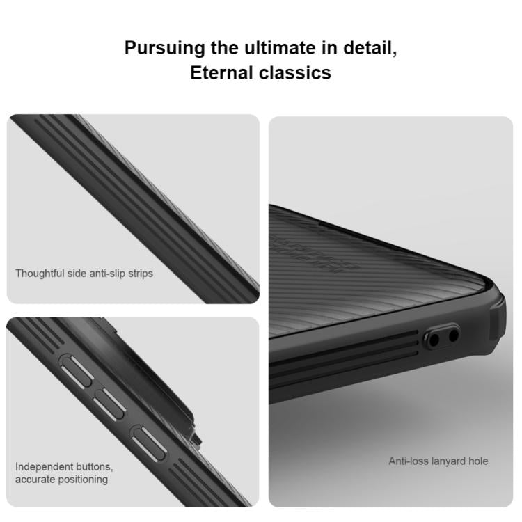 For Xiaomi 15 Ultra NILLKIN CamShield Prop MagSafe Magnetic Translucent PC Phone Case(Black)