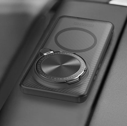 For Xiaomi 15 Ultra NILLKIN CamShield Prop MagSafe Magnetic Translucent PC Phone Case(Black) - free shipping - PMC Jewellery - Order now!