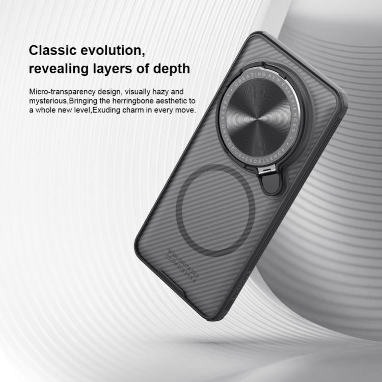 For Xiaomi 15 Ultra NILLKIN CamShield Prop MagSafe Magnetic Translucent PC Phone Case(Black) - free shipping - PMc TechLife - Order now!