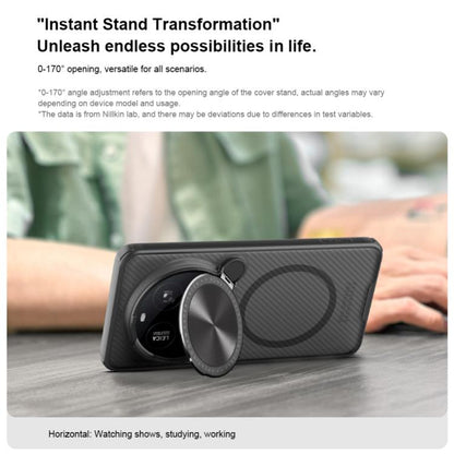 For Xiaomi 15 Ultra NILLKIN CamShield Prop MagSafe Magnetic Translucent PC Phone Case(Black) - free shipping - PMC Jewellery - Order now!