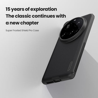 For Xiaomi 15 Ultra NILLKIN Frosted Shield Pro PC + TPU Phone Case(Black) - free shipping - PMC Jewellery - Order now!