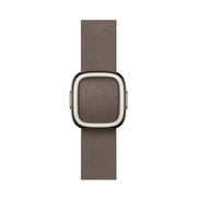 For Apple Watch 46mm / 49mm / 45mm / 44mm Modern Style Leather Watch Band(Dark Brown)