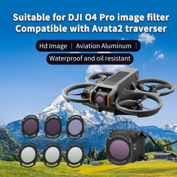 For DJI O4 Air Unit Pro / Avata 2 JSR YB Series Camera Lens Filter, Filter:ND64PL