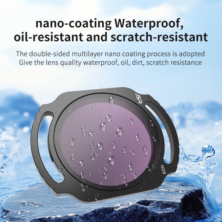For DJI O4 Air Unit Pro / Avata 2 JSR YB Series Camera Lens Filter, Filter:8 in 1 Mixed Filter