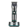 VGR V-256 5-gear Fine-tuning Digital Display USB Hair Clipper with Holder(Black) - free shipping - PMC TechLife - Order now!