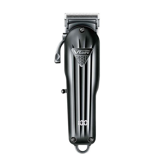 VGR VGR-282 4-gear Fine-tuning Digital Display USB Electric Hair Clipper(Black) - free shipping - PMC Jewellery - Order now!