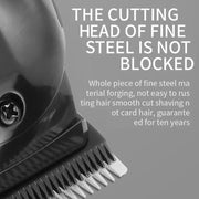VGR VGR-282 4-gear Fine-tuning Digital Display USB Electric Hair Clipper(Black)