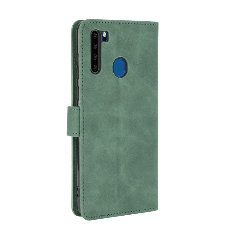 For Blackview A80 Pro Solid Color Skin Feel Magnetic Buckle Horizontal Flip Calf Texture PU Leather Case with Holder & Card Slots & Wallet(Green) - More Brand by PMC TechLife | Online Shopping South Africa | PMC TechLife | Buy Now Pay Later Mobicred