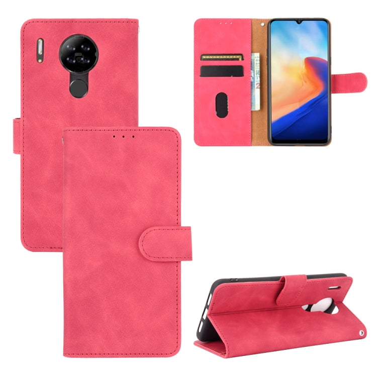 For Blackview A80 Solid Color Skin Feel Magnetic Buckle Horizontal Flip Calf Texture PU Leather Case with Holder & Card Slots & Wallet(Rose Red) - More Brand by PMC TechLife | Online Shopping South Africa | PMC TechLife | Buy Now Pay Later Mobicred