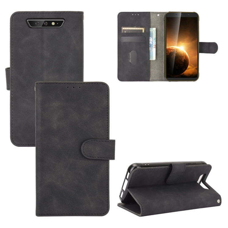 For Blackview BV5500 / BV5500 Pro / BV5500 Plus Solid Color Skin Feel Magnetic Buckle Horizontal Flip Calf Texture PU Leather Case with Holder & Card Slots & Wallet(Black) - More Brand by PMC TechLife | Online Shopping South Africa | PMC TechLife | Buy Now Pay Later Mobicred