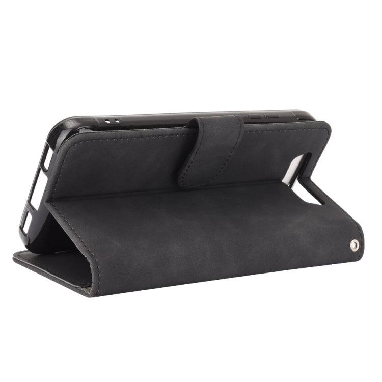 For Blackview BV5500 / BV5500 Pro / BV5500 Plus Solid Color Skin Feel Magnetic Buckle Horizontal Flip Calf Texture PU Leather Case with Holder & Card Slots & Wallet(Black) - More Brand by PMC TechLife | Online Shopping South Africa | PMC TechLife | Buy Now Pay Later Mobicred