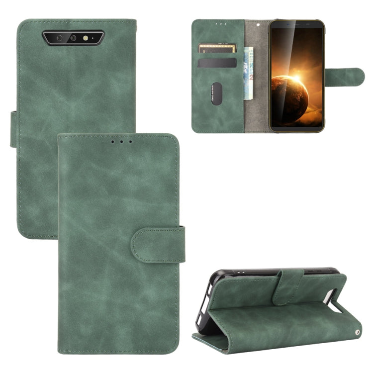For Blackview BV5500 / BV5500 Pro / BV5500 Plus Solid Color Skin Feel Magnetic Buckle Horizontal Flip Calf Texture PU Leather Case with Holder & Card Slots & Wallet(Green) - More Brand by PMC TechLife | Online Shopping South Africa | PMC TechLife | Buy Now Pay Later Mobicred