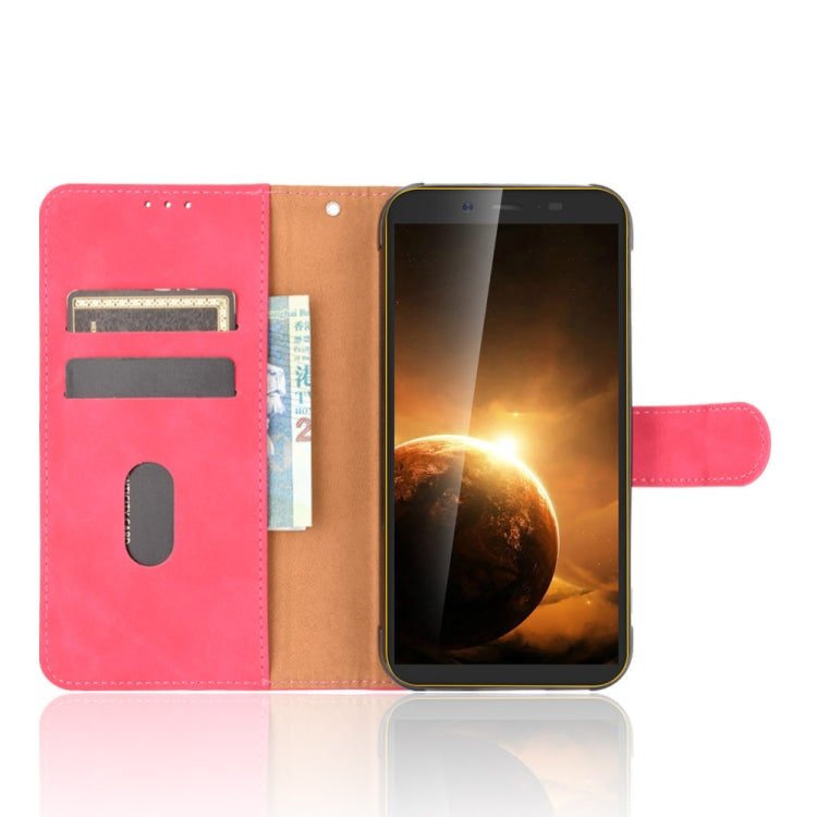 For Blackview BV5500 / BV5500 Pro / BV5500 Plus Solid Color Skin Feel Magnetic Buckle Horizontal Flip Calf Texture PU Leather Case with Holder & Card Slots & Wallet(Rose Red) - More Brand by PMC TechLife | Online Shopping South Africa | PMC TechLife
