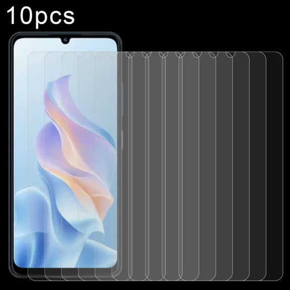 For ZTE Blade A76 4G 10pcs 0.26mm 9H 2.5D Tempered Glass Film