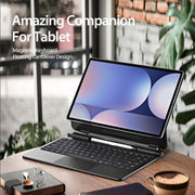 For Samsung Galaxy Tab S10 Ultra  DUX DUCIS MK Series Magnetic Wireless Bluetooth Keyboard Tablet Case(Black)