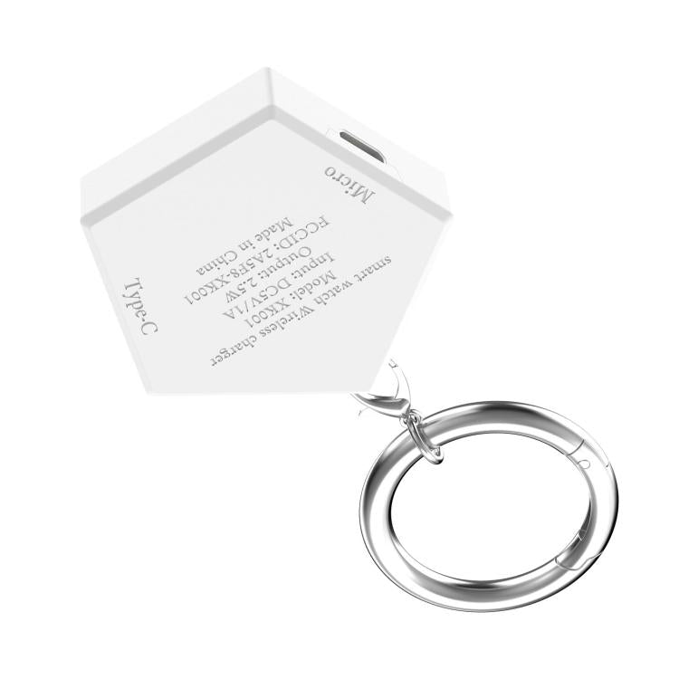 For Samsung Galaxy Watch Ultra 47mm Portable Smart Watch Charger(White) - Charger by PMC TechLife | Online Shopping South Africa | PMC TechLife | Buy Now Pay Later Mobicred