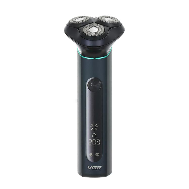 VGR V-310 Digital Display Three-blade IPX7 Electric Shaver(Black) - free shipping - PMC TechLife - Order now!