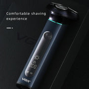 VGR V-310 Digital Display Three-blade IPX7 Electric Shaver(Black)