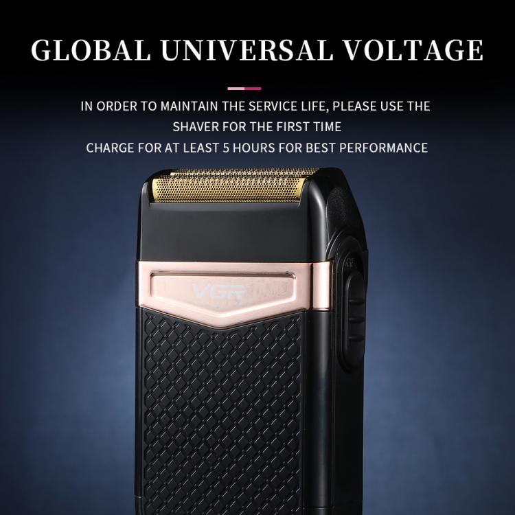 VGR V-331 Reciprocating Rotary 2 Cutter Head IPX4 Electric Shaver(Black) - free shipping - PMC TechLife - Order now!