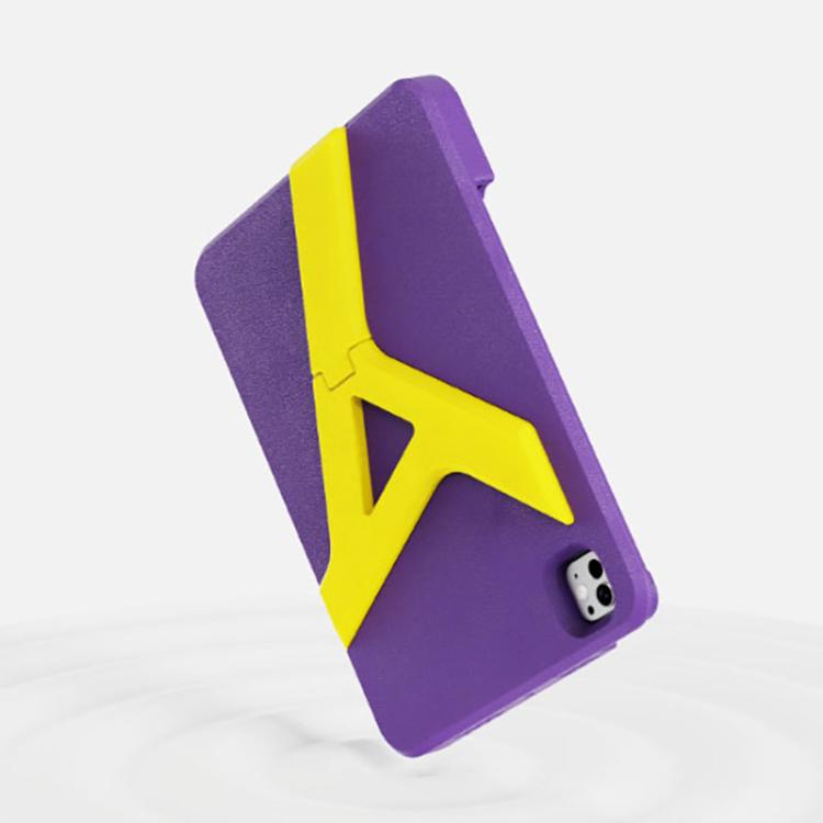 For iPad Pro 11 2024 YOYOISLES Air Rum Series EVA Tablet Case(Purple Yellow) - free shipping - PMc TechLife - Order now!