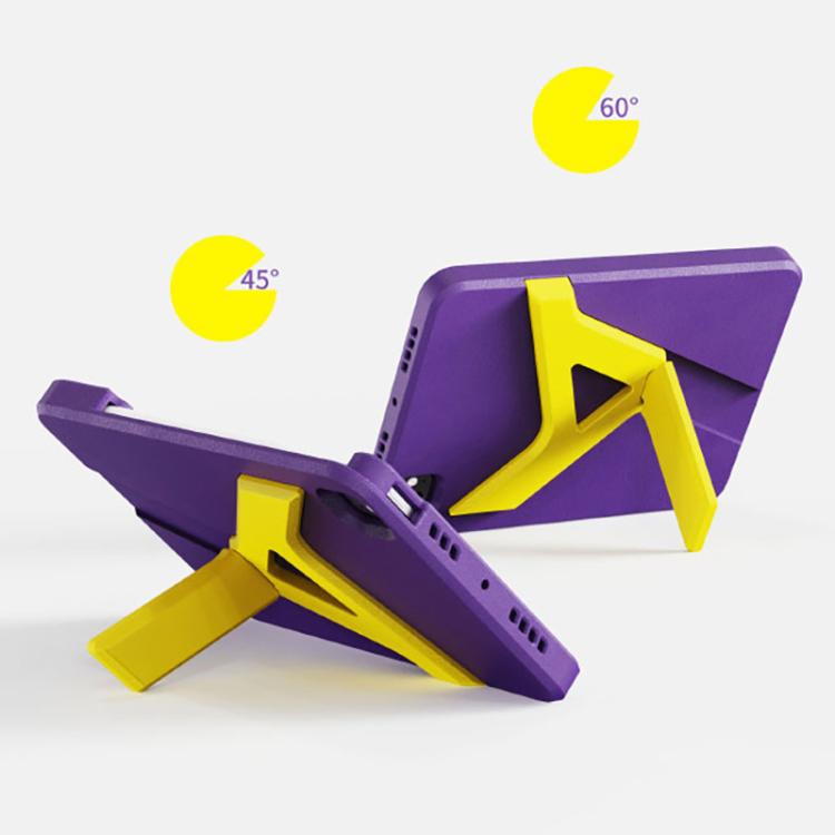 For iPad Pro 11 2024 YOYOISLES Air Rum Series EVA Tablet Case(Purple Yellow) - free shipping - PMc TechLife - Order now!