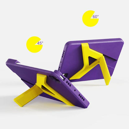 For iPad Pro 11 2024 YOYOISLES Air Rum Series EVA Tablet Case(Purple Yellow) - free shipping - PMC Jewellery - Order now!