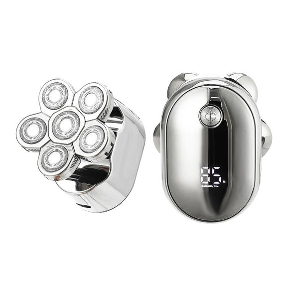 VGR V-395 Six Cuttter Heads IPX6 Electric Shaver(Silver)