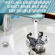 VGR V-395 Six Cuttter Heads IPX6 Electric Shaver(Silver)