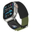 For Apple Watch 42mm / 41mm / 40mm / 38mm Compass Nylon Loop Watch Band(Black Army Green) - free shipping - PMc TechLife - Order now!