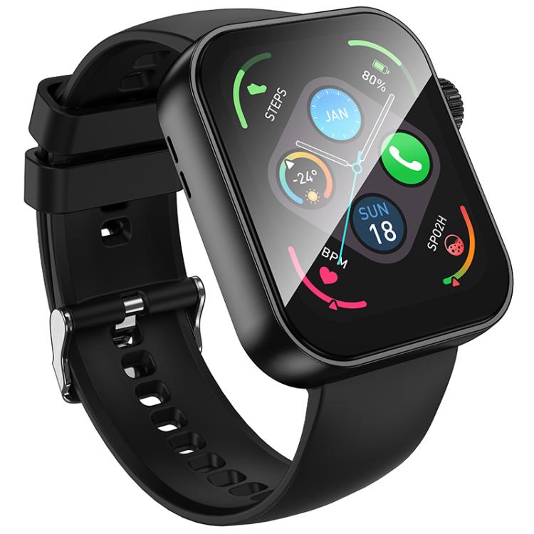 BOROFONE BD13 Smart Sports Watch, 1.83 inch Screen, Support BT Call(Black) - free shipping - PMC Jewellery - Order now!