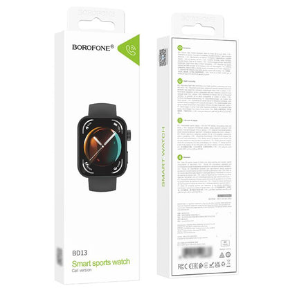 BOROFONE BD13 Smart Sports Watch, 1.83 inch Screen, Support BT Call(Silver) - free shipping - PMC Jewellery - Order now!