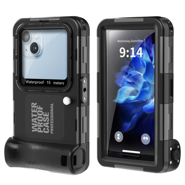 RedPepper 4th Generation Diving Protective Case for iPhone, Water-resistant depth: 15m(Black)
