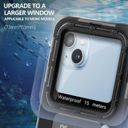 RedPepper 4th Generation Diving Protective Case for iPhone, Water-resistant depth: 15m(Black)