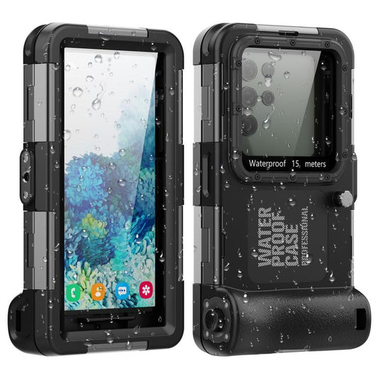 RedPepper 4th Generation Diving Protective Case, Waterproof depth: 15m(Black) - Waterproof Bag by RedPepper | Online Shopping South Africa | PMC Jewellery | Buy Now Pay Later Mobicred