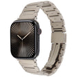For Apple Watch 42mm / 41mm / 40mm / 38mm I-Shaped Folding Magnetic Buckle Metal Watch Band(Titanium Color) - free shipping - PMc TechLife - Order now!