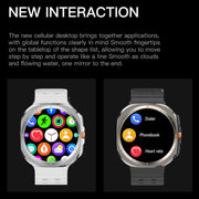 X7 1.51 inch IPS Screen Bluetooth Smart Watch Supports Healthy Monitoring(Black)