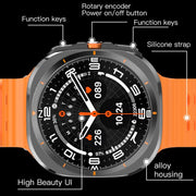 X7 1.51 inch IPS Screen Bluetooth Smart Watch Supports Healthy Monitoring(Black)