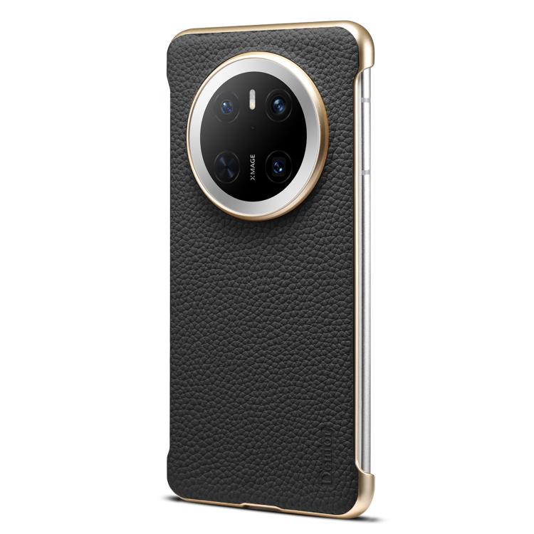 For Huawei Mate 70 Denior A20 Genuine Leather Litchi Texture MagSafe Frameless Phone Case(Black) - free shipping - PMc TechLife - Order now!
