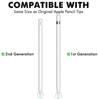 C04L 4pcs / Set 1.95mm Capacitive Stylus Replacement Nibs for Apple Pencil 2 / 1(White) - free shipping - PMC Jewellery - Order now!