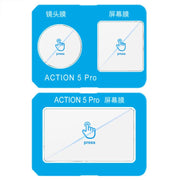 For DJI Osmo Action 5 Pro imak Tempered Glass Film with Camera Lens Film, Self-positioning Version