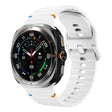 For Samsung Galaxy Watch Ultra 47mm / Ultra 2025 Kalebol Wave-stitched Silicone Strap(White) - free shipping - PMC TechLife - Order now!