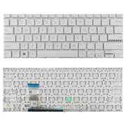 US Version Laptop Keyboard for Asus VivoBook 14 Pro X1402 M1402 D1402 F1402 X1403Z X1402Z(Silver)
