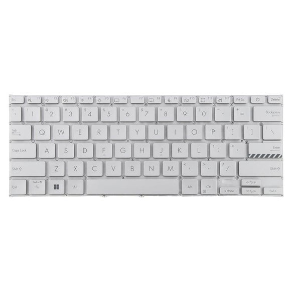 US Version Laptop Keyboard for Asus VivoBook 14 Pro X1402 M1402 D1402 F1402 X1403Z X1402Z(Silver)